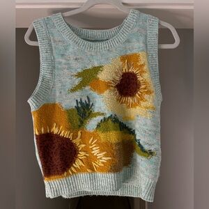 Anthropologie Pilcro Mint Knit Sweater